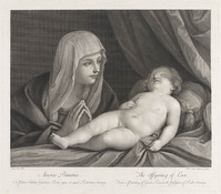 KG 15274
<br/>
Madonna met slapend kind
<br/>
<em>Strange, Robert, Sir, (1721-1792)</em>